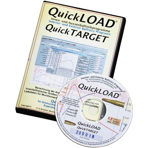 QuickLoad Ballistik-Programm auf CD